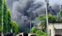 বয়লার বিস্ফোরণের পর গাজীপুরে এক কারখানায় আগুন