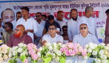 গাজীপুরে জিয়াউর রহমান গোল্ড কাপ ফুটবল টুর্নামেন্ট জামালপুরকে হারিয়ে ফাইনালে বিকেএসপি