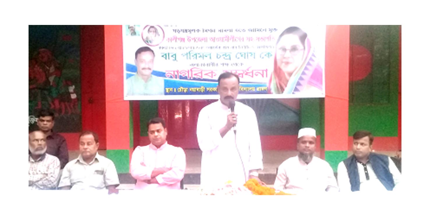 কালীগঞ্জে কাউন্সিলরকে নাগরিক সংবর্ধনা