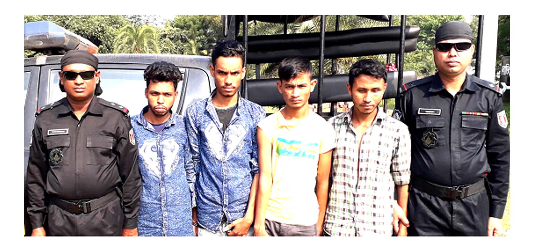 গাজীপুরে ডাকাত চক্রের চার সদস্য গ্রেফতার