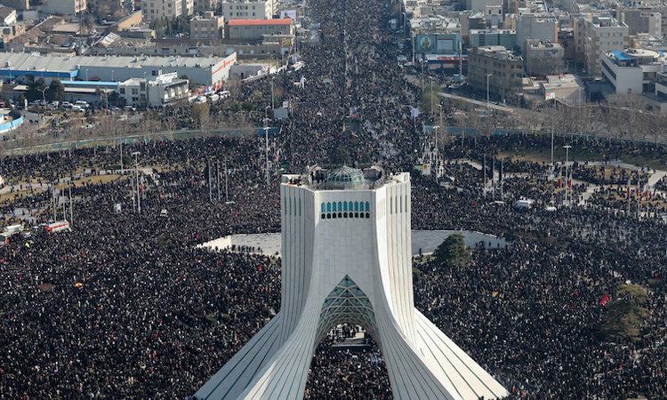 সোলাইমানির জানাজায় পদদলিত হয়ে ৪০ জন নিহত এবং আহত ২০০