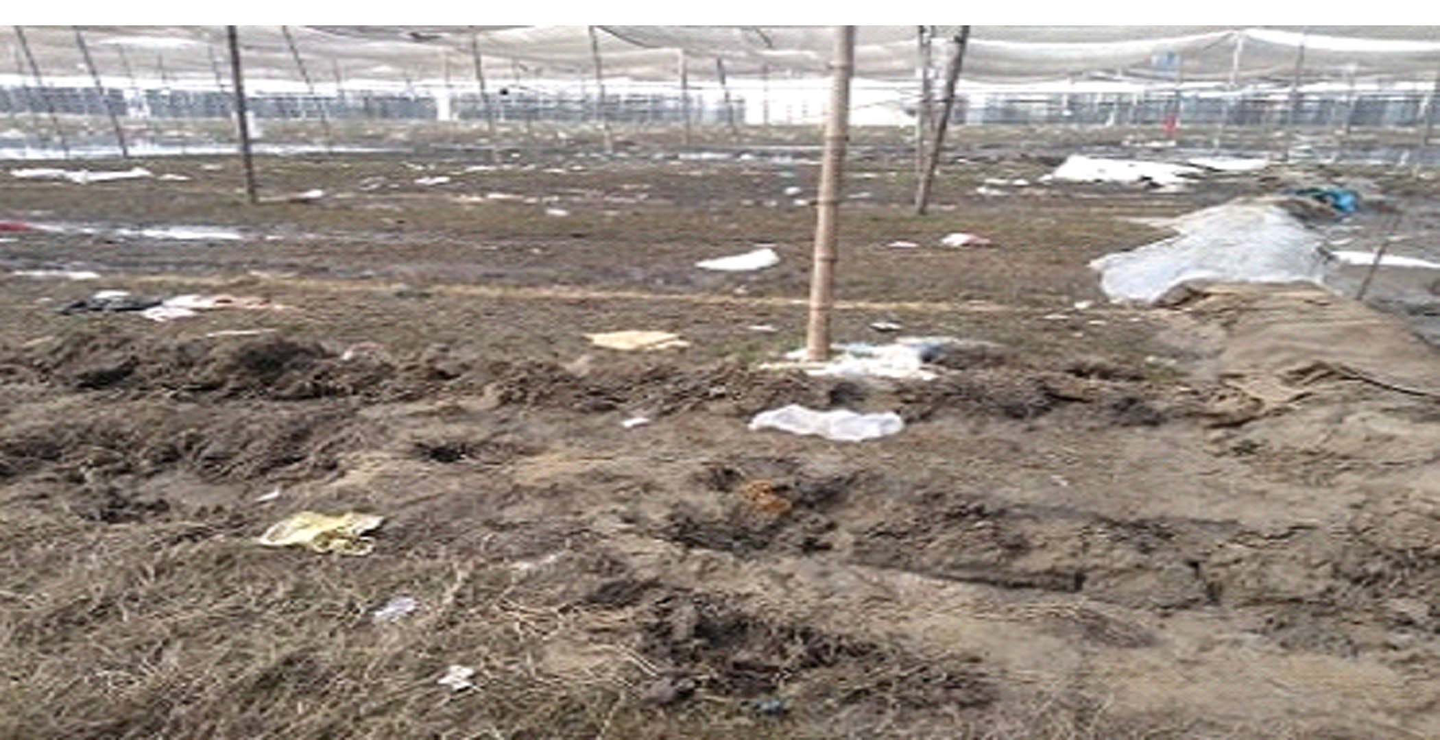 ইজতেমা ময়দান পরিস্কার পরিচ্ছন্নতার কাজ চলছে