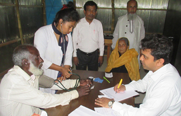 শৈলকুপায় মুজিববর্ষ উপলক্ষে ফ্রি-মেডিকেল ক্যাম্প