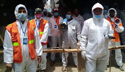 গাজীপুর সিটির ৯ নং ওয়ার্ডের একটি লোকও অনাহারে থাকবে না- নাসির উদ্দিন মোল্লা