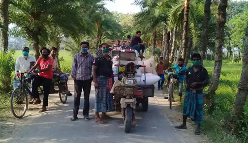 চুয়াডাঙ্গার জীবনা গ্রাম লকডাউনের ২য় দিন