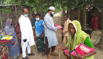 অসহায় মানুষের পাশে কালীগঞ্জে পাশে ‘১ টাকায় জীবন’