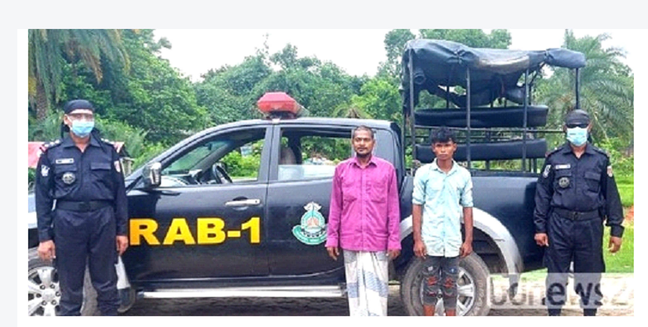 গাজীপুরে কাবিখা’র গমসহ আটক