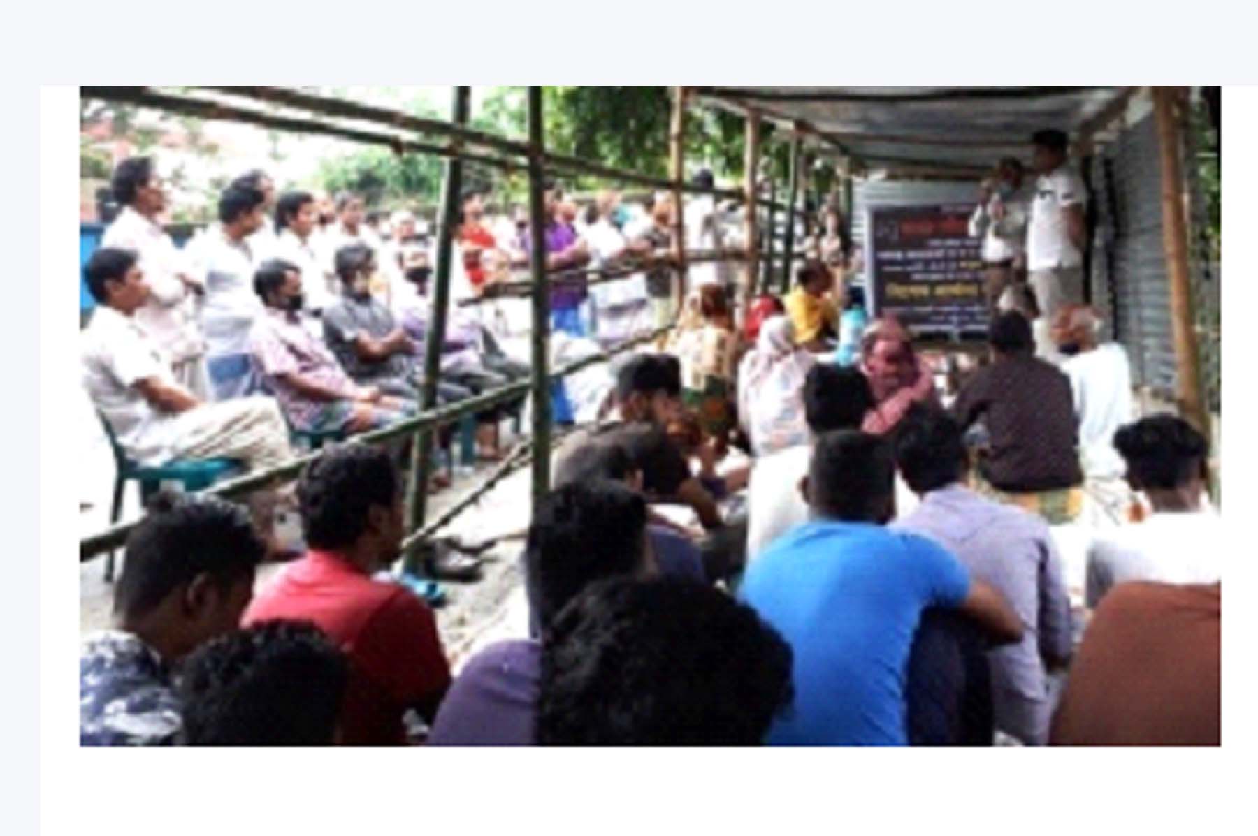 কালিয়াকৈরের মন্দিরে শোকসভা ও প্রার্থনা