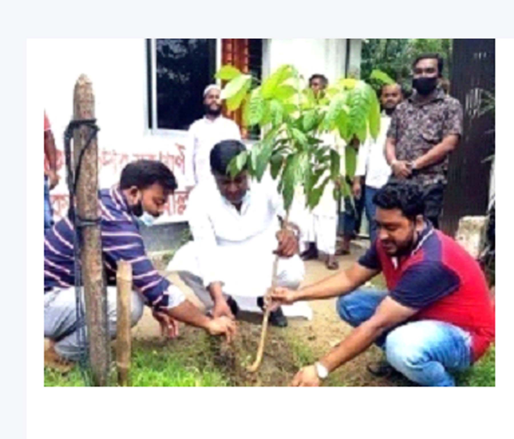 গাজীপুরের গাছায় বৃক্ষরোপন কর্মসূচি পালিত