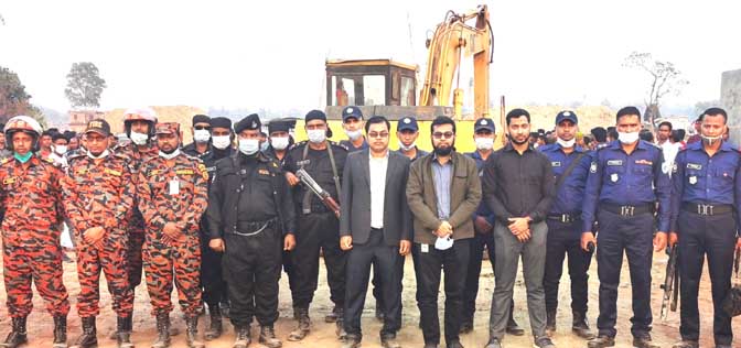 গাজীপুরে ১১ অবৈধ ইটভাটায় পরিবেশ অধিদপ্তরের অভিযান