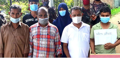 মহেশপুর সীমান্তে ভারতীয় নাগরীকসহ ৭ জন আটক