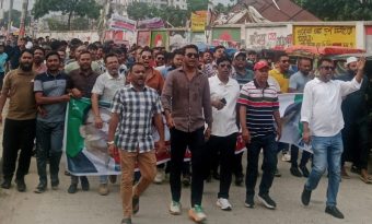 নিষিদ্ধ সংগঠনের সব ষড়যন্ত্র রাজপথেই প্রতিহত করা হবে: গাজীপুরে যুবদল