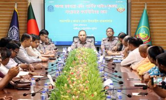 গাজীপুরে রথযাত্রা উপলক্ষে আইন-শৃঙ্খলা বিষয়ক মতবিনিময় সভা অনুষ্ঠিত