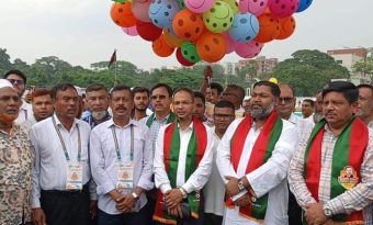গাজীপুরে শহীদ রাষ্ট্রপতি জিয়াউর রহমান গোল্ডকাপ ফুটবল টুর্ণামেন্টের শুভ উদ্বোধন