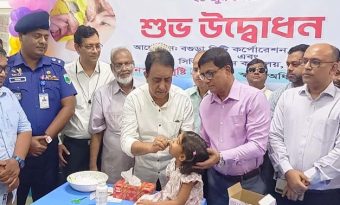 বগুড়ায় জাতীয় ভিটামিন ‘এ’ প্লাস ক্যাম্পেইন শুরু